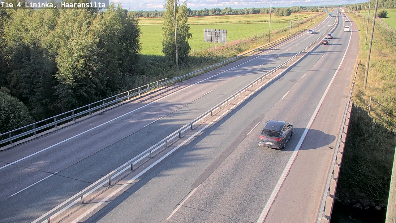 Kelikamerat Kuva Tie 4 Liminka, Haaransilta, Liminka, Pohjois-Pohjanmaa