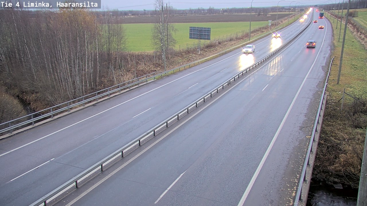 Kelikamerat Kuva Tie 4 Liminka, Haaransilta, Liminka, Pohjois-Pohjanmaa