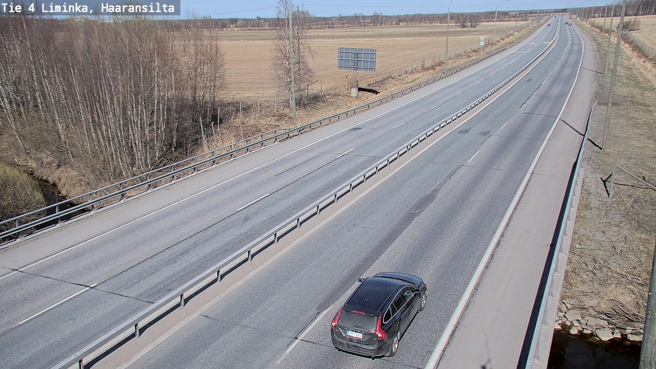 Weather Camera Image Road 4 Liminka, Haaransilta, Liminka, Pohjois-Pohjanmaa