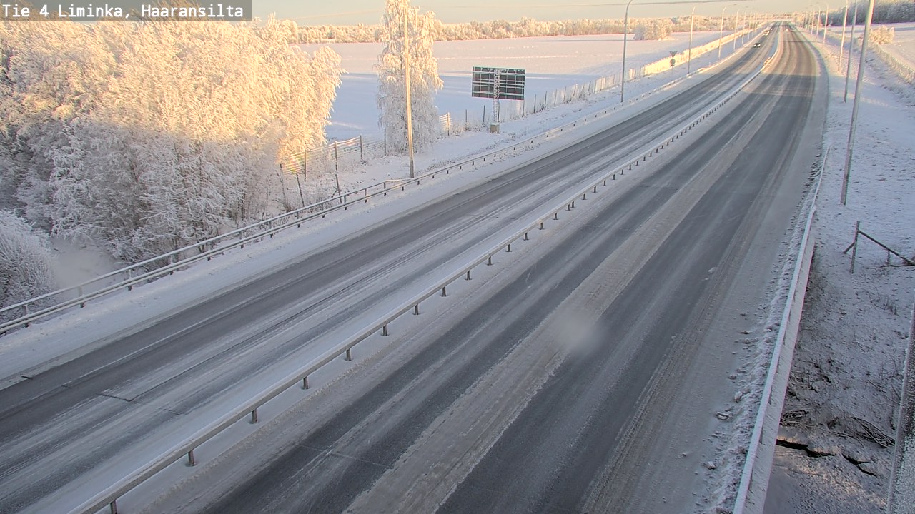 Weather Camera Image Road 4 Liminka, Haaransilta, Liminka, Pohjois-Pohjanmaa