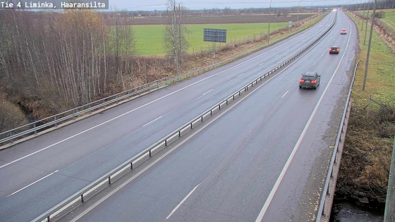 Kelikamerat Kuva Tie 4 Liminka, Haaransilta, Liminka, Pohjois-Pohjanmaa