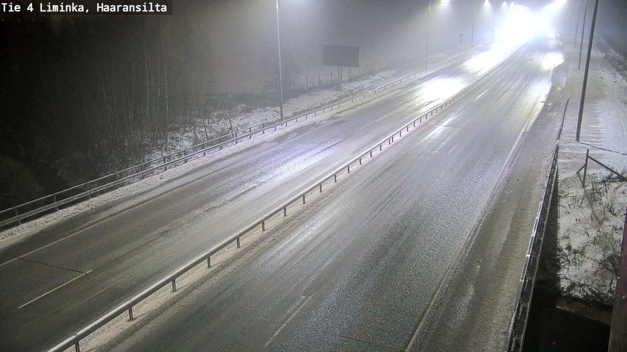 Weather Camera Image Väg 4 Limingo, Haaransilta, Liminka, Pohjois-Pohjanmaa