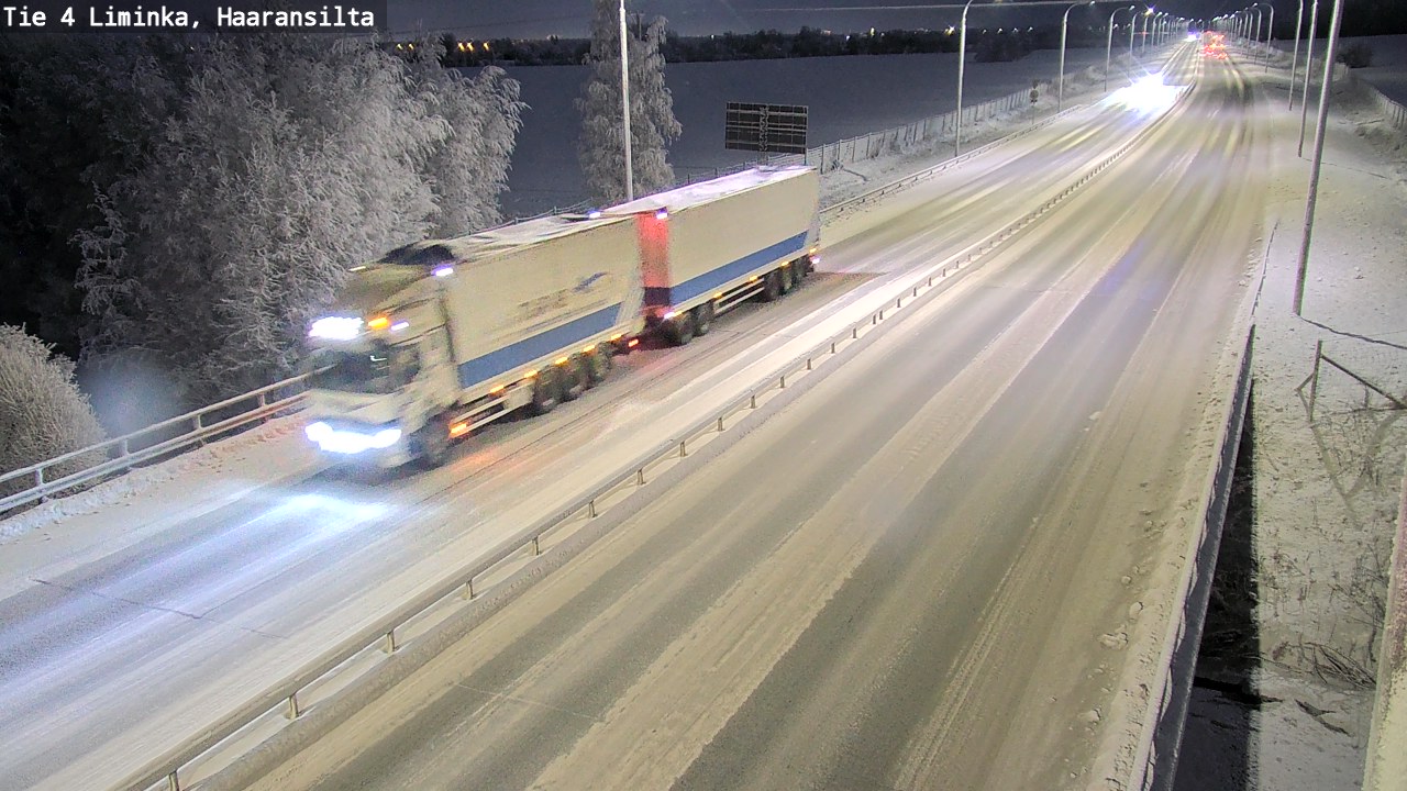 Weather Camera Image Road 4 Liminka, Haaransilta, Liminka, Pohjois-Pohjanmaa