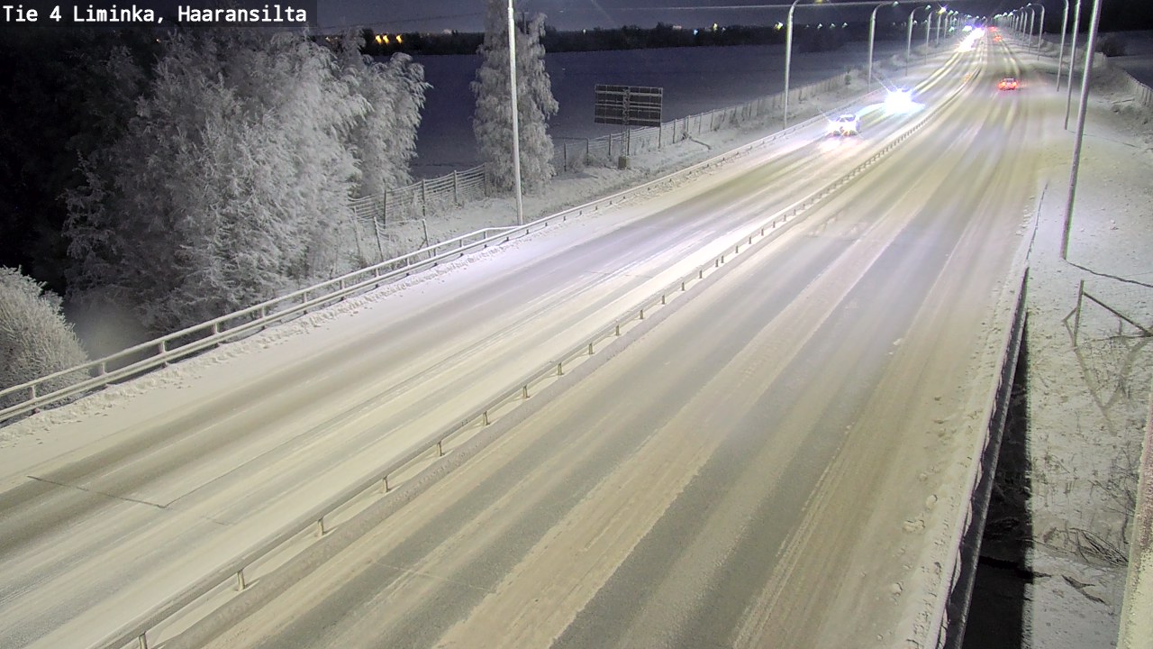 Weather Camera Image Road 4 Liminka, Haaransilta, Liminka, Pohjois-Pohjanmaa