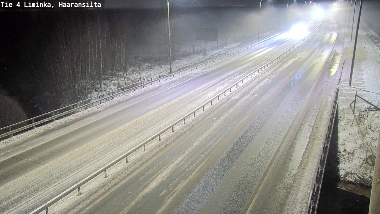 Weather Camera Image Road 4 Liminka, Haaransilta, Liminka, Pohjois-Pohjanmaa