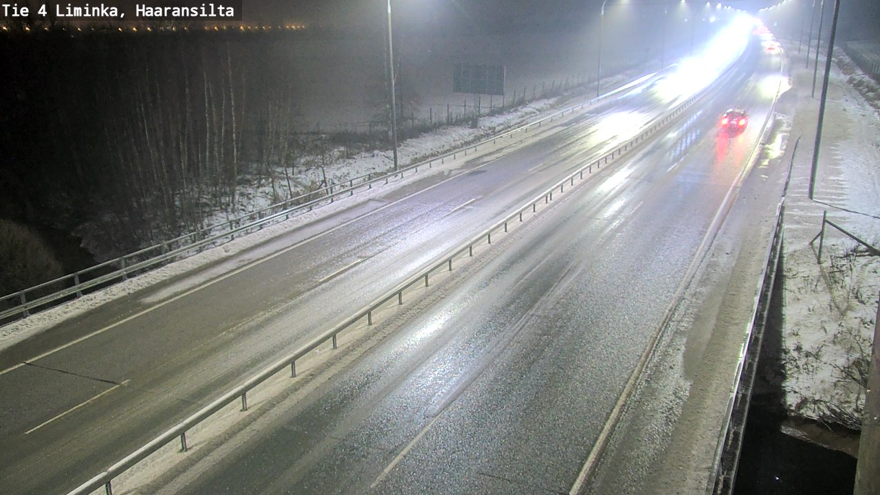 Weather Camera Image Väg 4 Limingo, Haaransilta, Liminka, Pohjois-Pohjanmaa