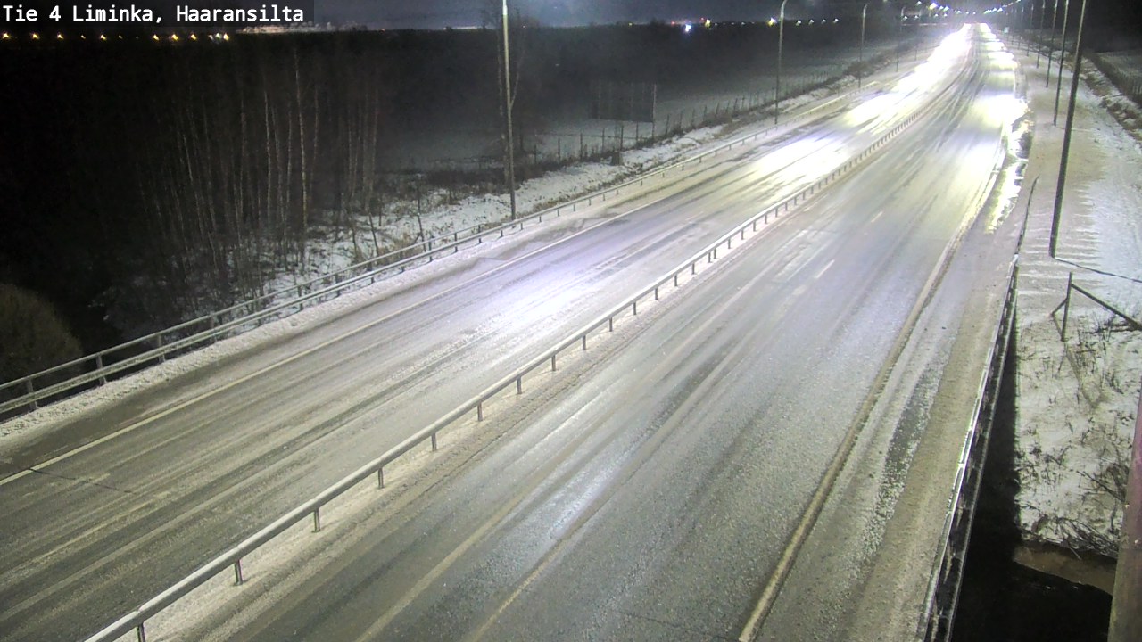 Weather Camera Image Road 4 Liminka, Haaransilta, Liminka, Pohjois-Pohjanmaa