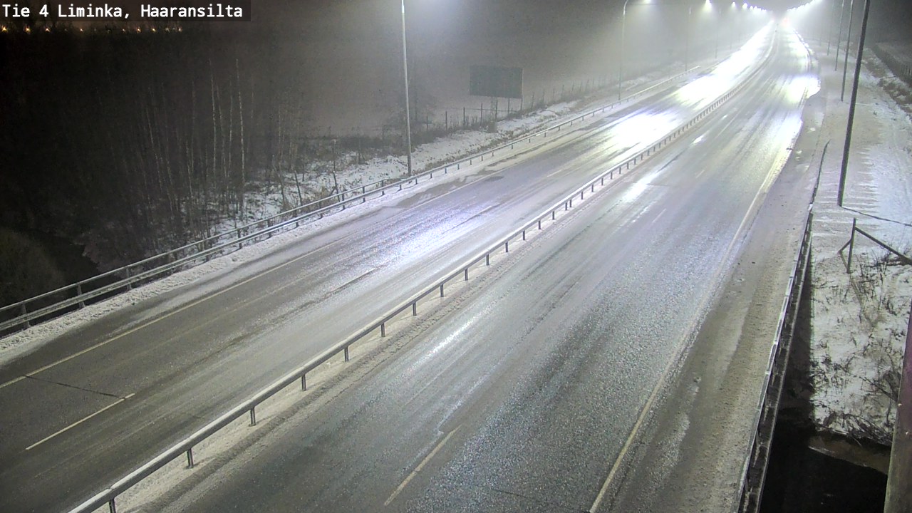 Weather Camera Image Väg 4 Limingo, Haaransilta, Liminka, Pohjois-Pohjanmaa
