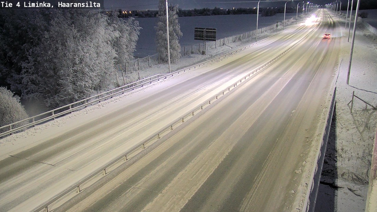 Weather Camera Image Road 4 Liminka, Haaransilta, Liminka, Pohjois-Pohjanmaa