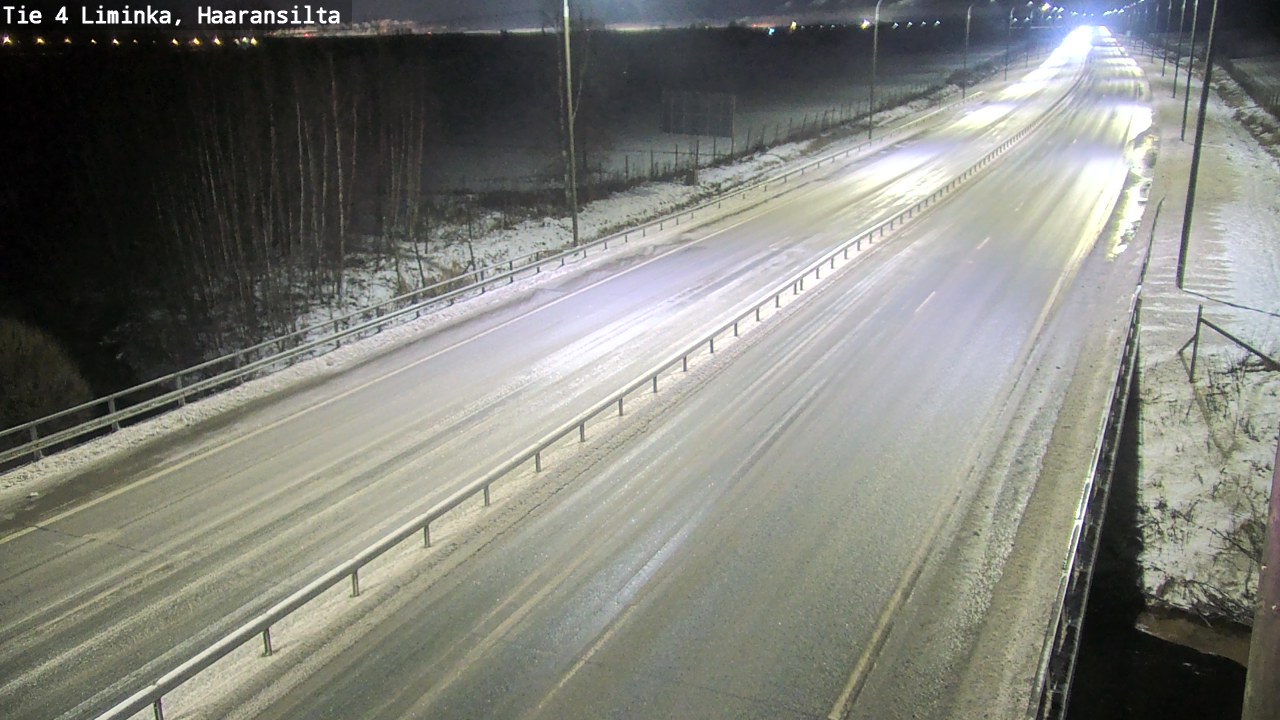 Weather Camera Image Road 4 Liminka, Haaransilta, Liminka, Pohjois-Pohjanmaa