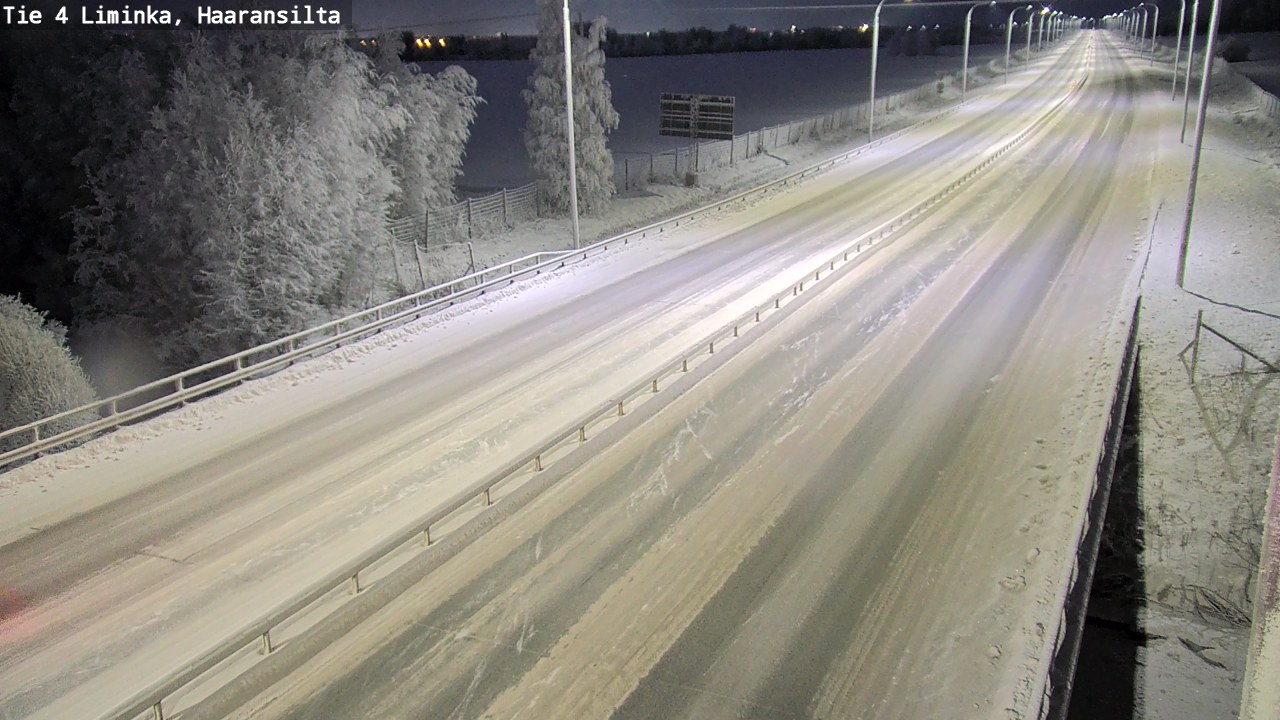 Weather Camera Image Road 4 Liminka, Haaransilta, Liminka, Pohjois-Pohjanmaa