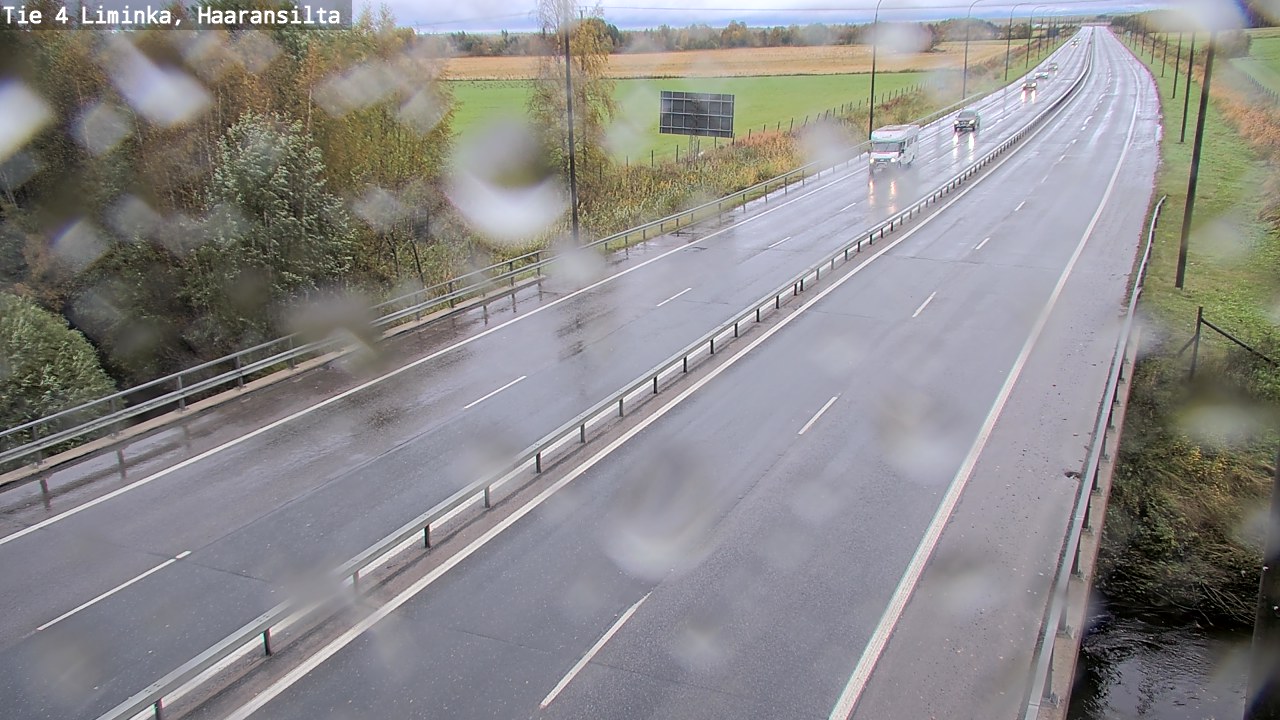 Weather Camera Image Road 4 Liminka, Haaransilta, Liminka, Pohjois-Pohjanmaa