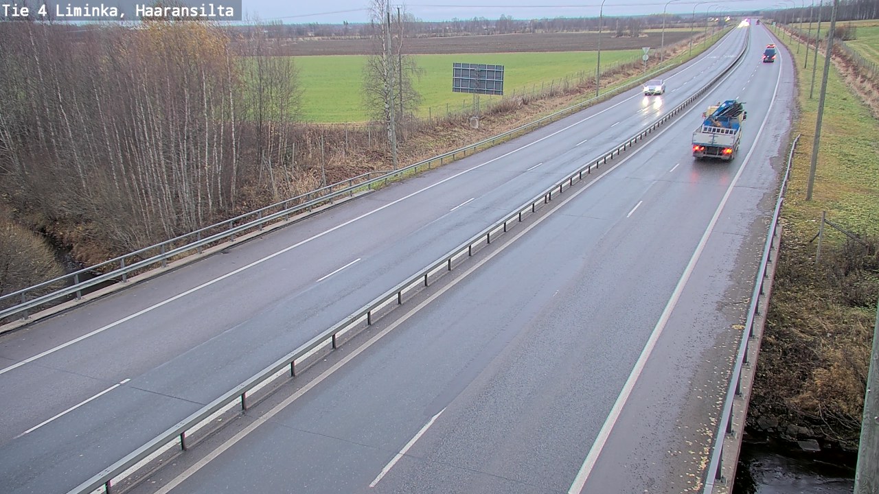 Kelikamerat Kuva Tie 4 Liminka, Haaransilta, Liminka, Pohjois-Pohjanmaa