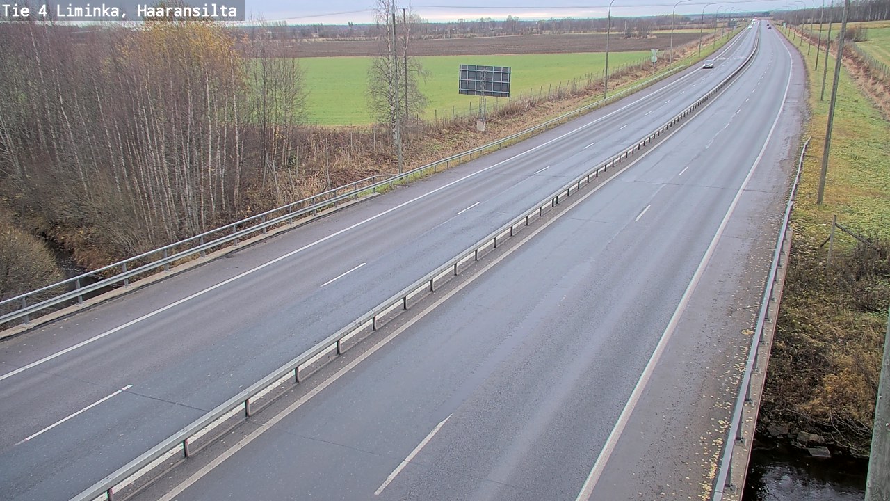 Kelikamerat Kuva Tie 4 Liminka, Haaransilta, Liminka, Pohjois-Pohjanmaa