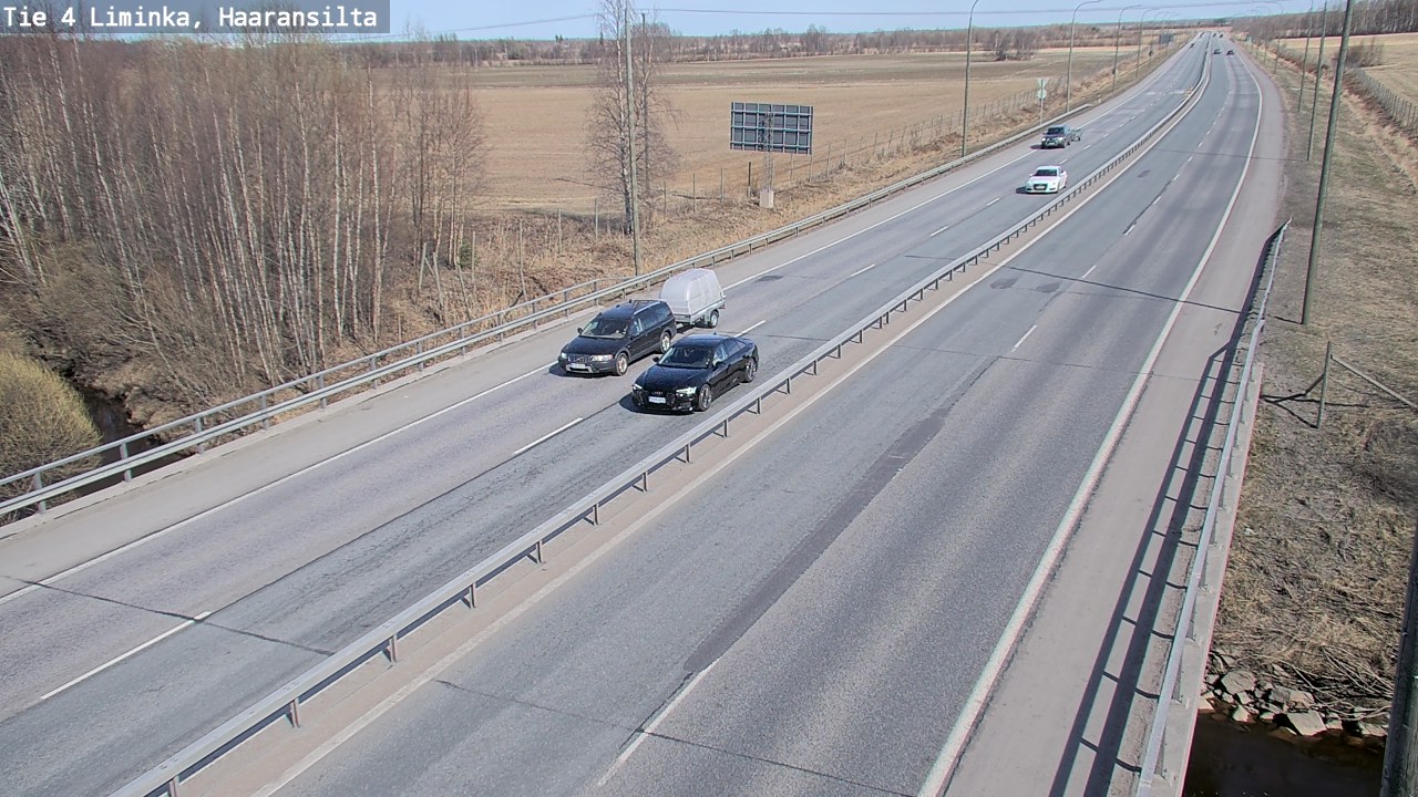 Weather Camera Image Road 4 Liminka, Haaransilta, Liminka, Pohjois-Pohjanmaa