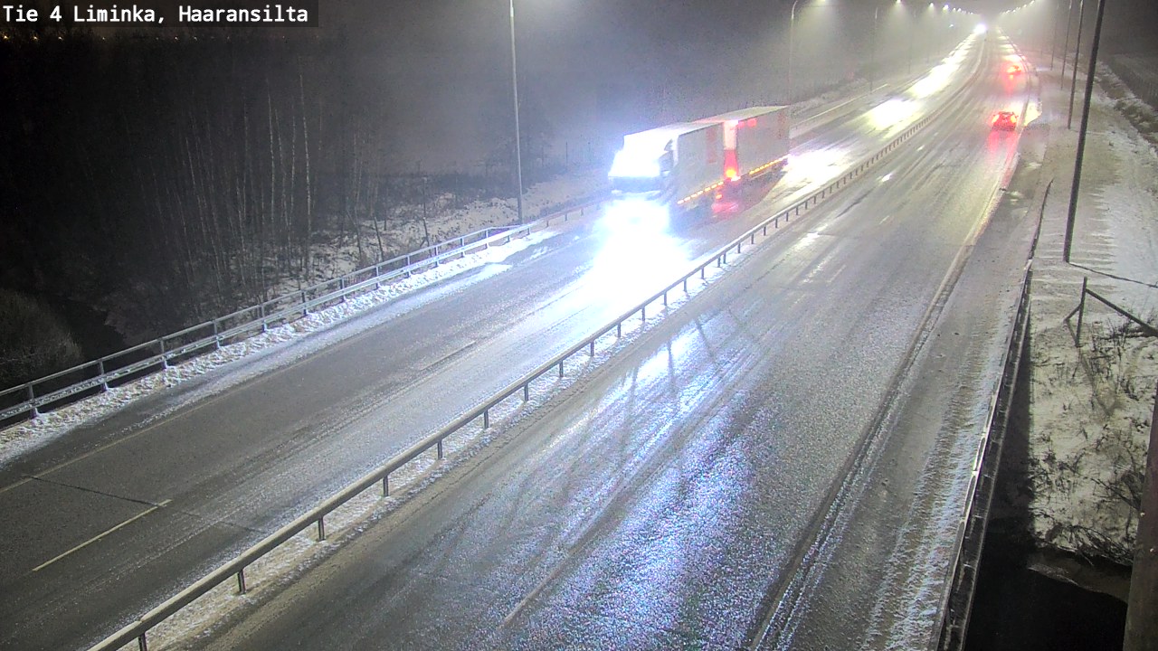 Weather Camera Image Väg 4 Limingo, Haaransilta, Liminka, Pohjois-Pohjanmaa