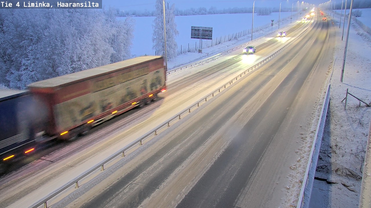 Kelikamerat Kuva Tie 4 Liminka, Haaransilta, Liminka, Pohjois-Pohjanmaa