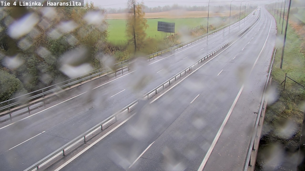 Weather Camera Image Väg 4 Limingo, Haaransilta, Liminka, Pohjois-Pohjanmaa