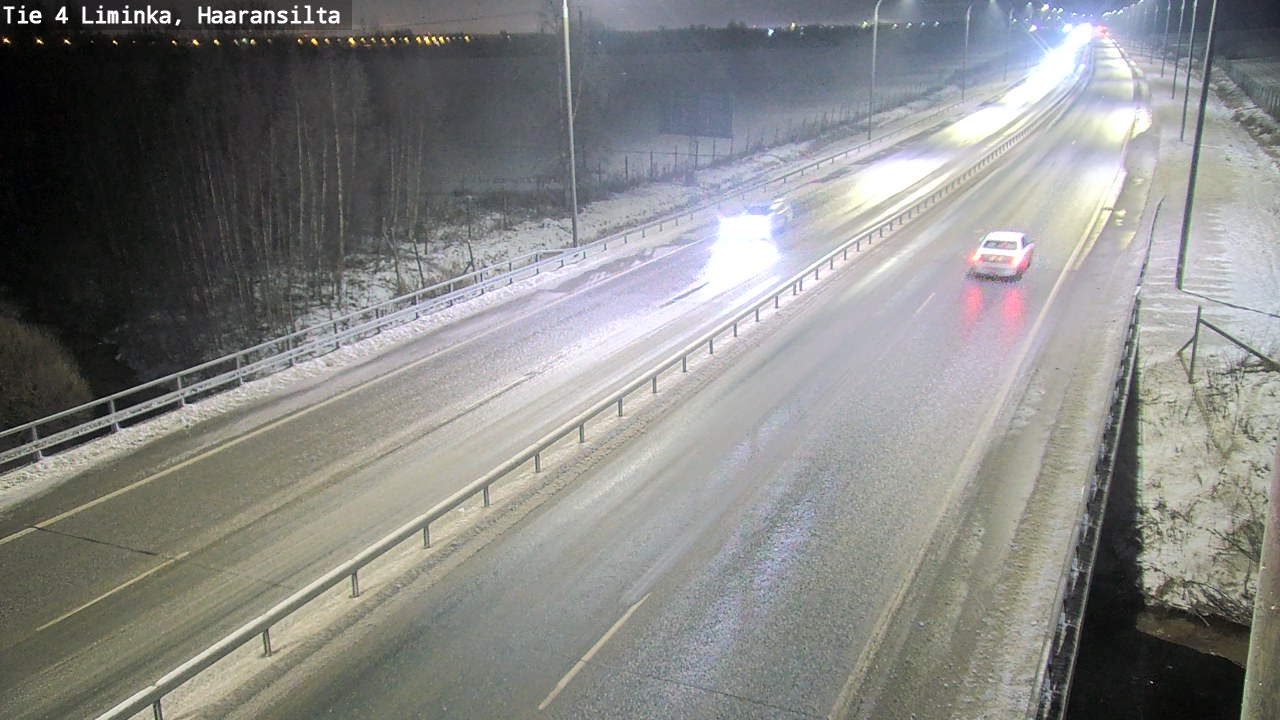 Weather Camera Image Väg 4 Limingo, Haaransilta, Liminka, Pohjois-Pohjanmaa