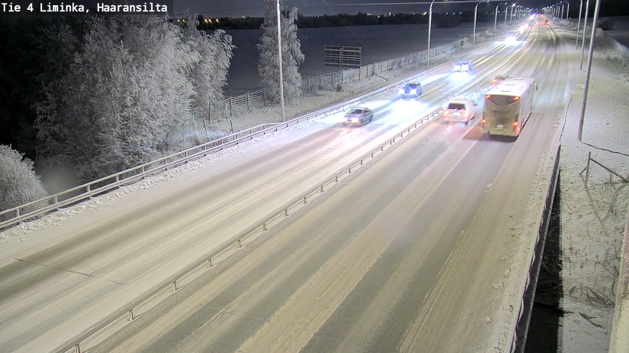 Weather Camera Image Road 4 Liminka, Haaransilta, Liminka, Pohjois-Pohjanmaa