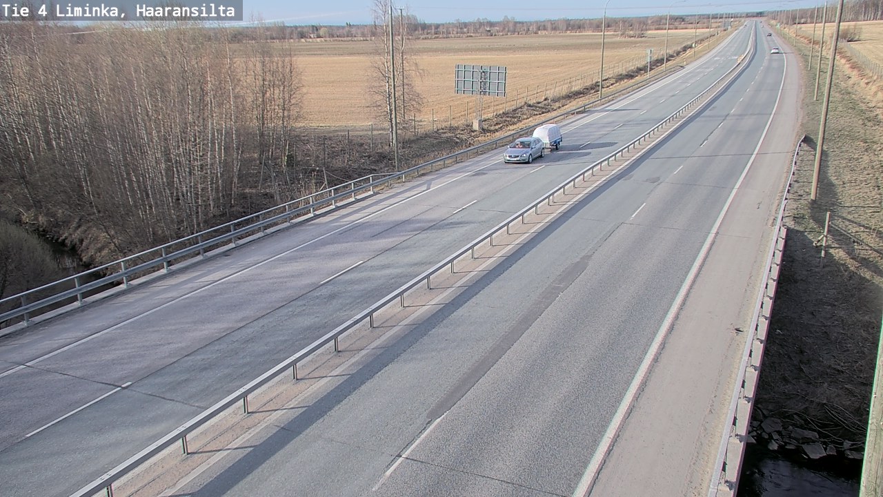 Weather Camera Image Road 4 Liminka, Haaransilta, Liminka, Pohjois-Pohjanmaa