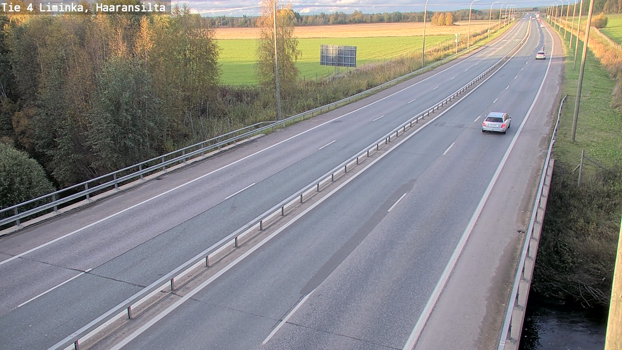 Kelikamerat Kuva Tie 4 Liminka, Haaransilta, Liminka, Pohjois-Pohjanmaa