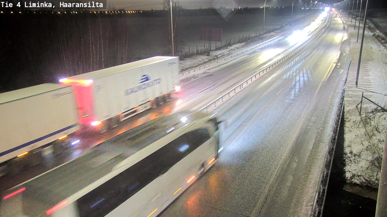 Weather Camera Image Väg 4 Limingo, Haaransilta, Liminka, Pohjois-Pohjanmaa