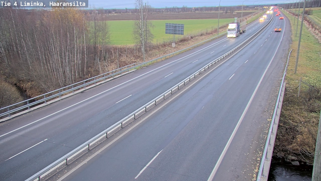 Kelikamerat Kuva Tie 4 Liminka, Haaransilta, Liminka, Pohjois-Pohjanmaa