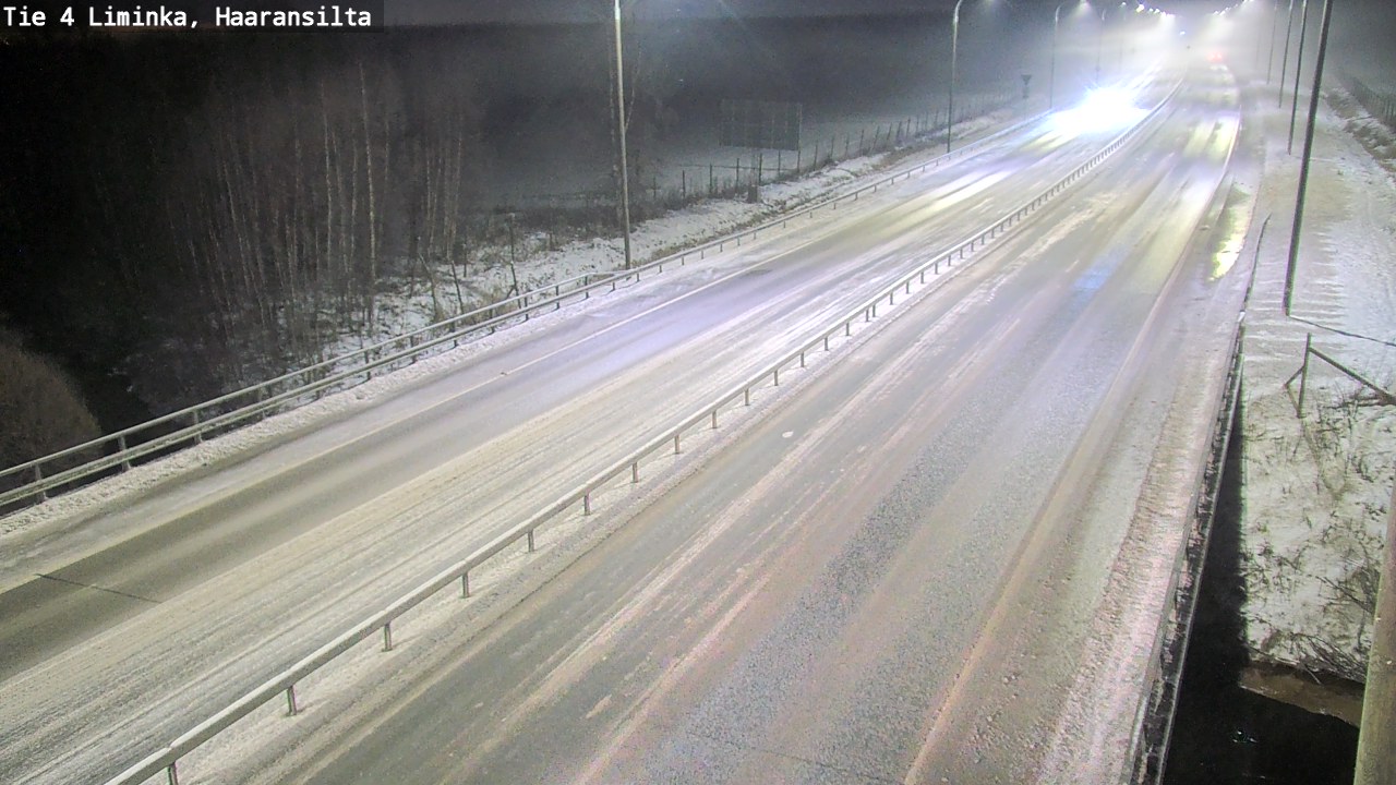Weather Camera Image Road 4 Liminka, Haaransilta, Liminka, Pohjois-Pohjanmaa