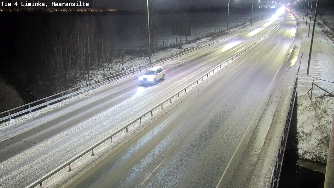 Weather Camera Image Road 4 Liminka, Haaransilta, Liminka, Pohjois-Pohjanmaa
