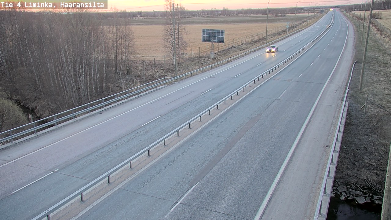 Weather Camera Image Road 4 Liminka, Haaransilta, Liminka, Pohjois-Pohjanmaa
