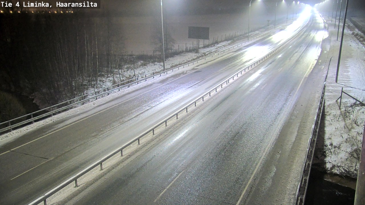 Weather Camera Image Väg 4 Limingo, Haaransilta, Liminka, Pohjois-Pohjanmaa