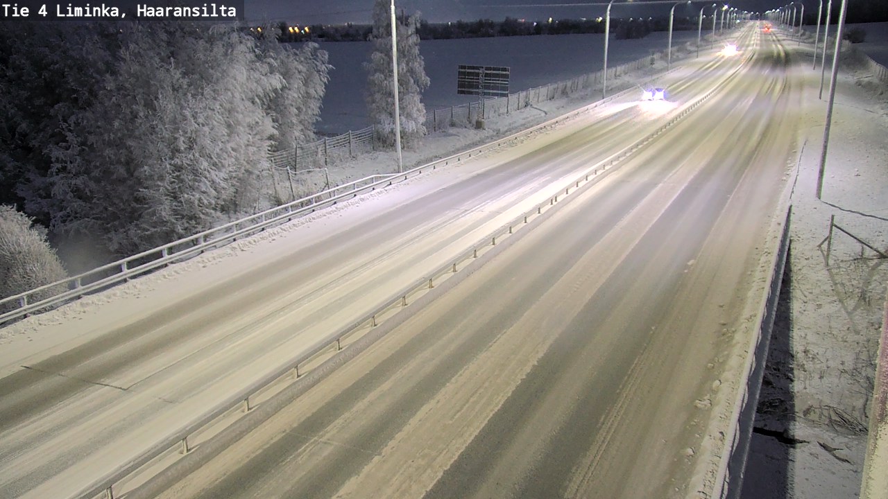 Weather Camera Image Road 4 Liminka, Haaransilta, Liminka, Pohjois-Pohjanmaa