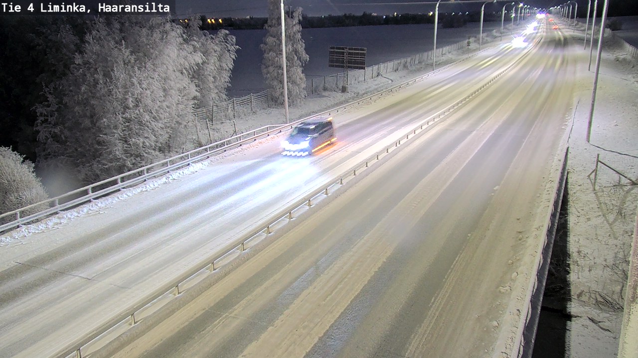 Weather Camera Image Road 4 Liminka, Haaransilta, Liminka, Pohjois-Pohjanmaa