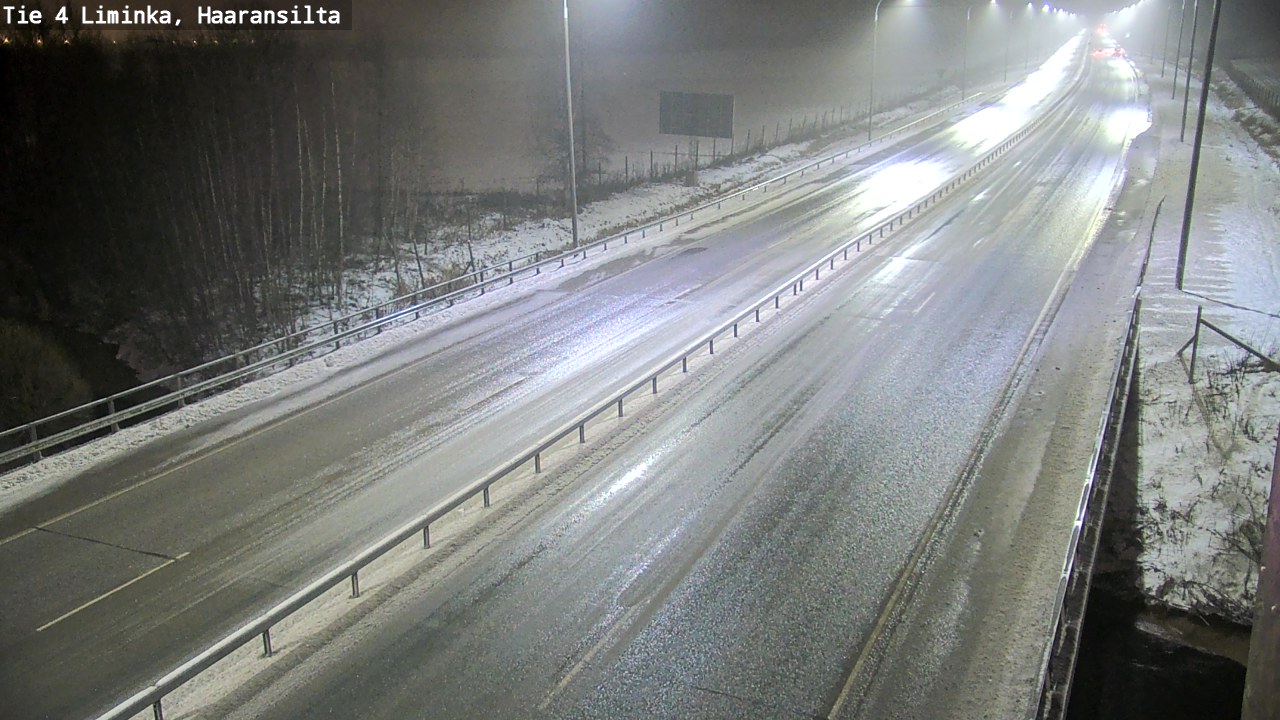 Weather Camera Image Väg 4 Limingo, Haaransilta, Liminka, Pohjois-Pohjanmaa