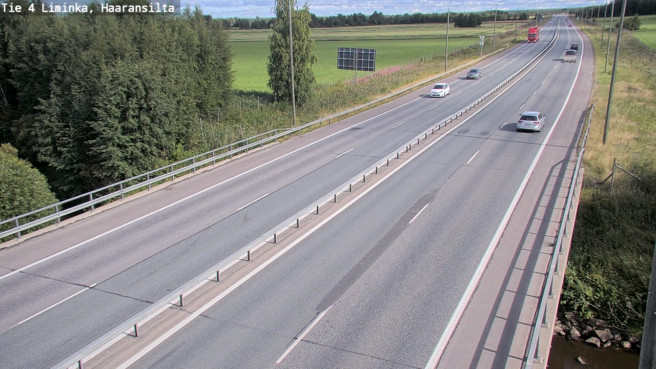 Kelikamerat Kuva Tie 4 Liminka, Haaransilta, Liminka, Pohjois-Pohjanmaa