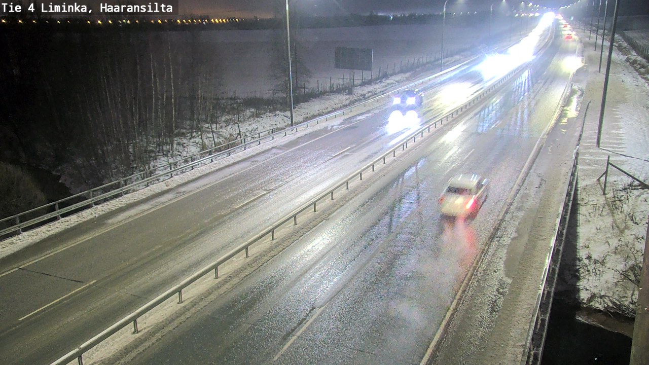 Weather Camera Image Väg 4 Limingo, Haaransilta, Liminka, Pohjois-Pohjanmaa