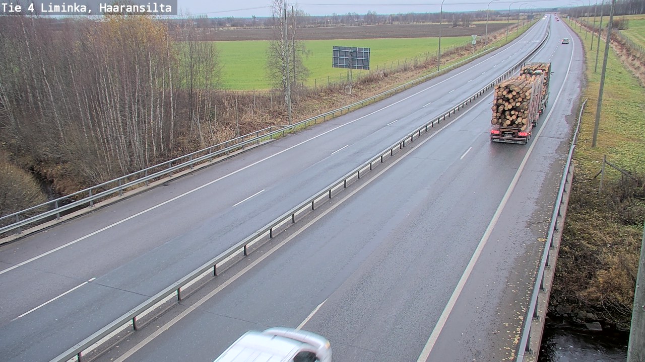 Kelikamerat Kuva Tie 4 Liminka, Haaransilta, Liminka, Pohjois-Pohjanmaa