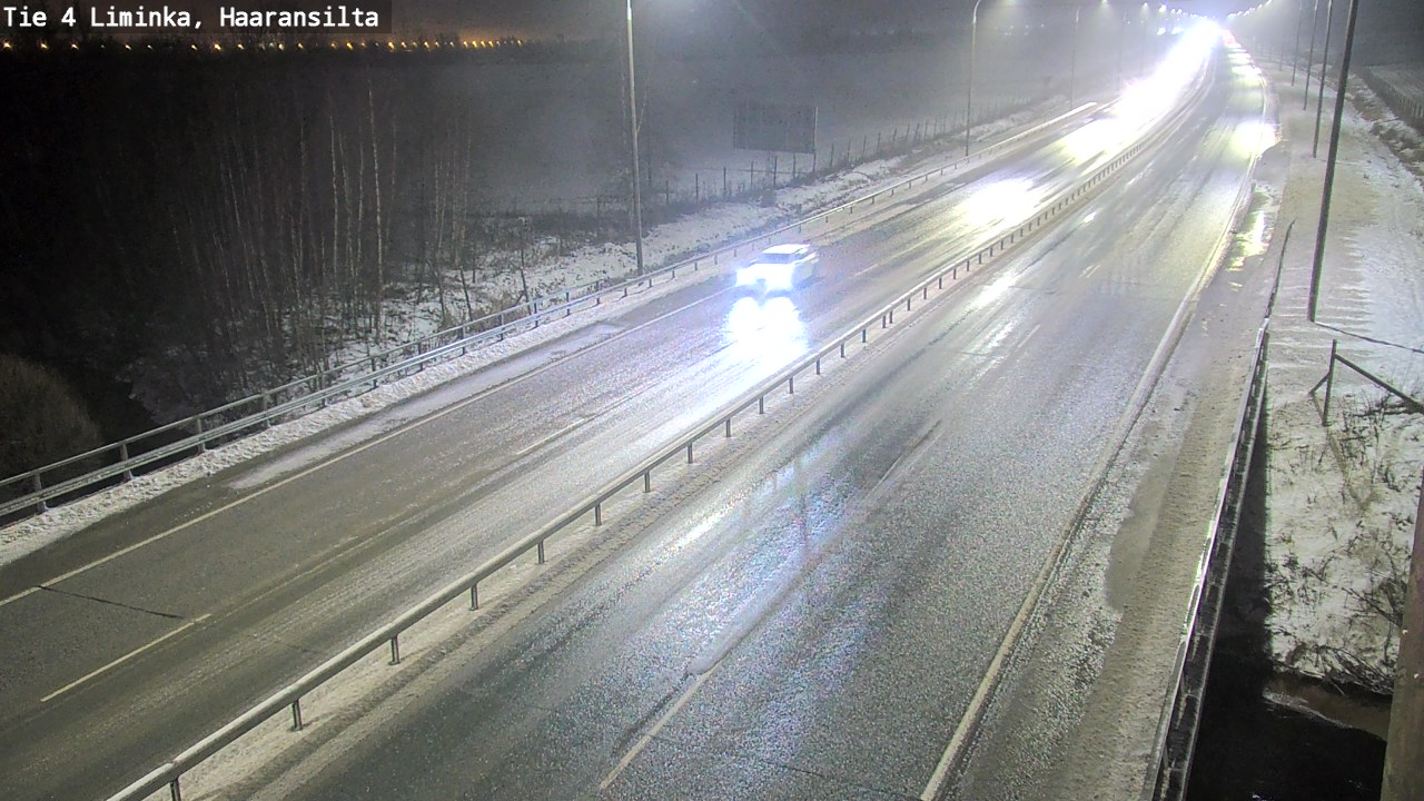 Weather Camera Image Väg 4 Limingo, Haaransilta, Liminka, Pohjois-Pohjanmaa