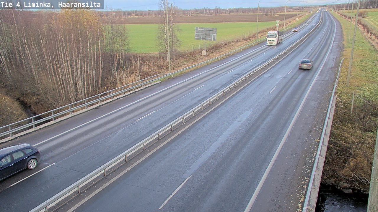 Kelikamerat Kuva Tie 4 Liminka, Haaransilta, Liminka, Pohjois-Pohjanmaa