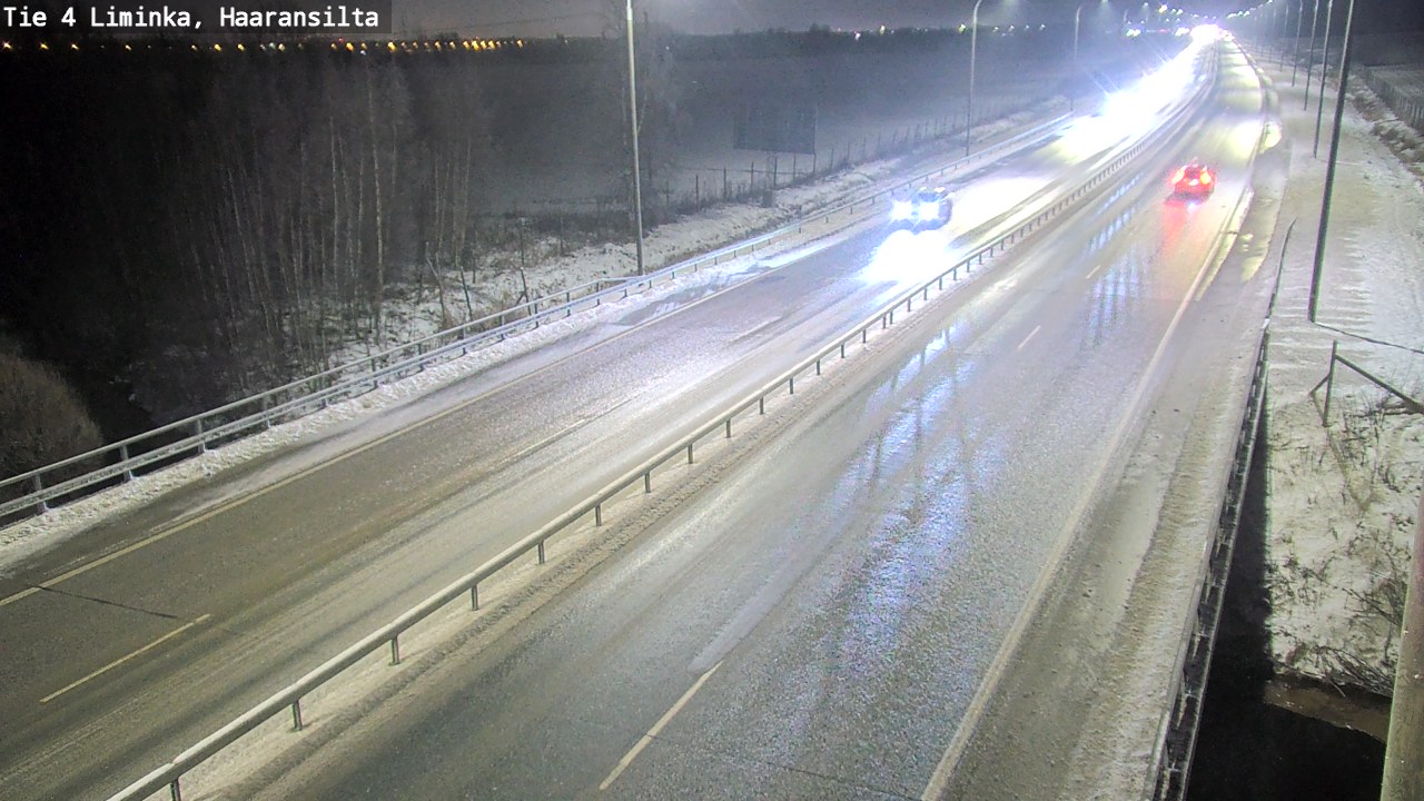 Weather Camera Image Väg 4 Limingo, Haaransilta, Liminka, Pohjois-Pohjanmaa