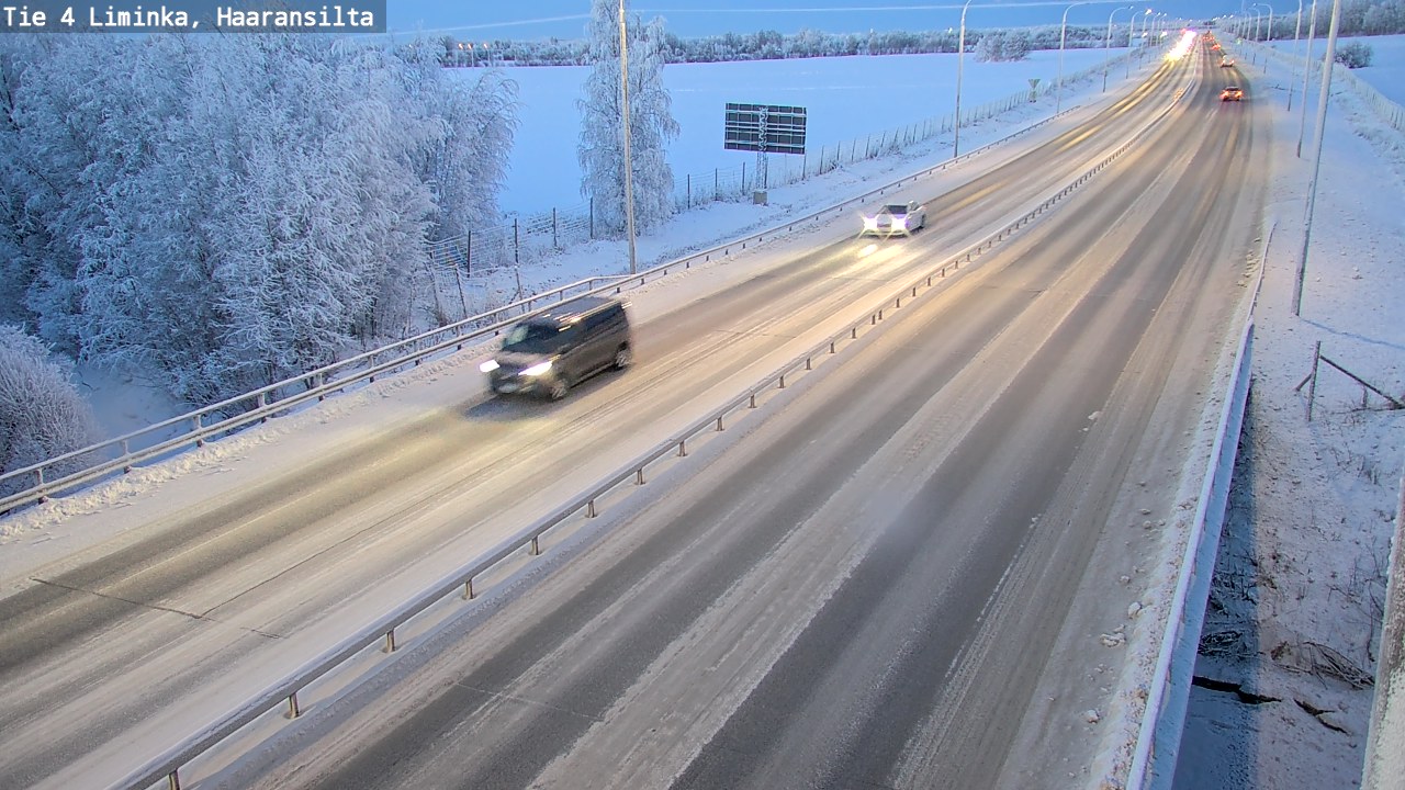 Weather Camera Image Road 4 Liminka, Haaransilta, Liminka, Pohjois-Pohjanmaa