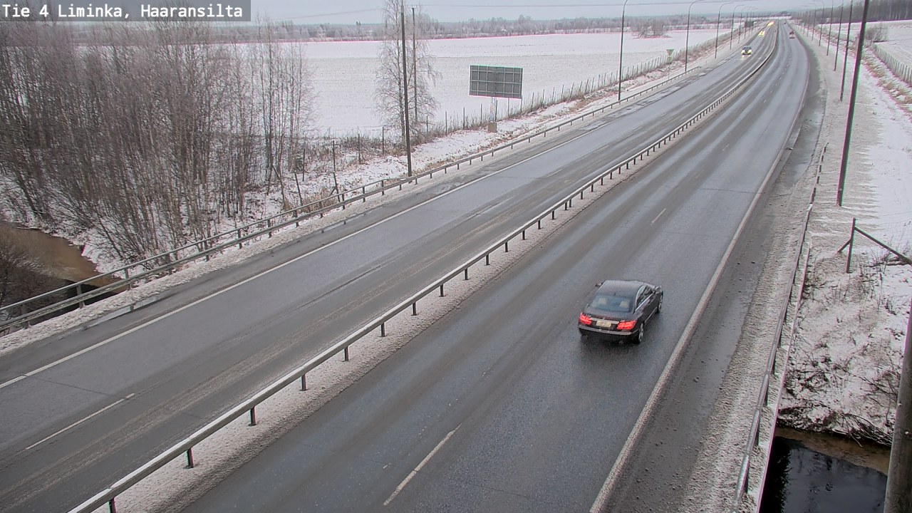 Weather Camera Image Road 4 Liminka, Haaransilta, Liminka, Pohjois-Pohjanmaa