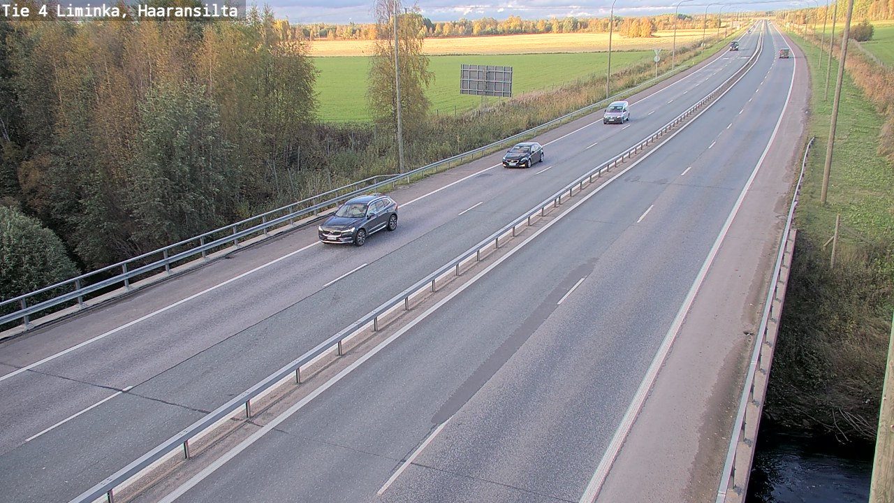 Kelikamerat Kuva Tie 4 Liminka, Haaransilta, Liminka, Pohjois-Pohjanmaa