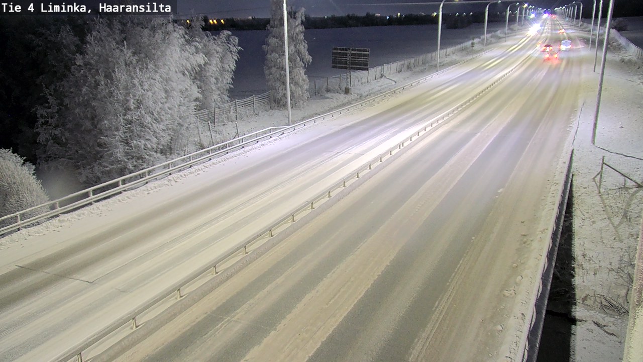 Weather Camera Image Road 4 Liminka, Haaransilta, Liminka, Pohjois-Pohjanmaa