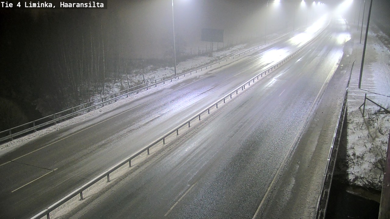 Weather Camera Image Väg 4 Limingo, Haaransilta, Liminka, Pohjois-Pohjanmaa