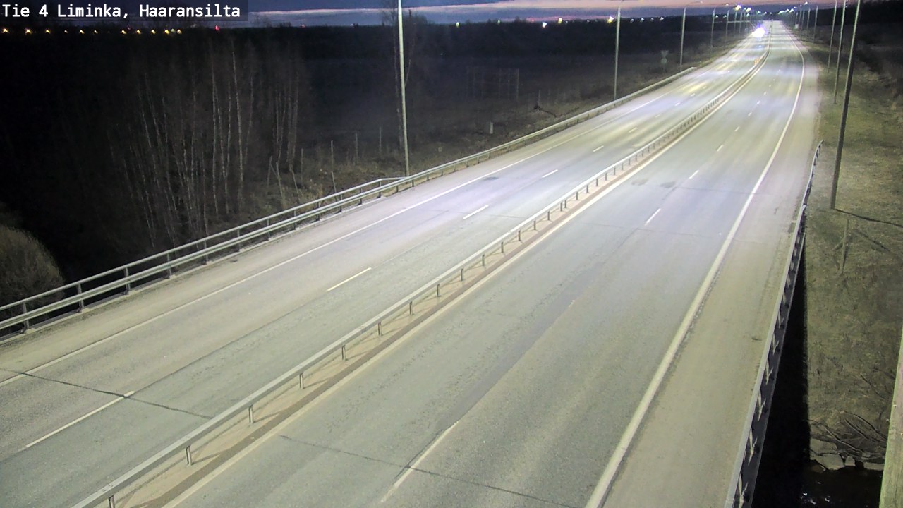 Weather Camera Image Road 4 Liminka, Haaransilta, Liminka, Pohjois-Pohjanmaa