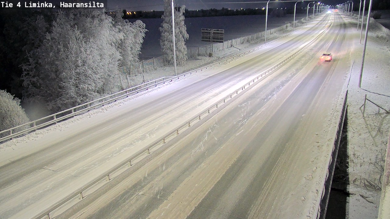 Weather Camera Image Road 4 Liminka, Haaransilta, Liminka, Pohjois-Pohjanmaa