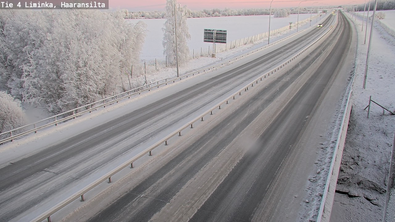 Weather Camera Image Road 4 Liminka, Haaransilta, Liminka, Pohjois-Pohjanmaa