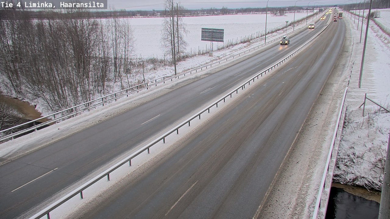 Kelikamerat Kuva Tie 4 Liminka, Haaransilta, Liminka, Pohjois-Pohjanmaa